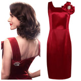 La Fabuleuse Madame Maisel 5 Mrs. Maisel Gown Rouge Robe Cosplay Costume