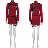 Resident Evil 4 Ada Wong Jeu Uniform Rouge Cosplay Costume