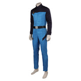 Star Wars The Mandalorian 3 Bleu Uniform Cosplay Costume