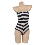 Film Barbie Femme Maillot De Bain Rayures Cosplay Costume