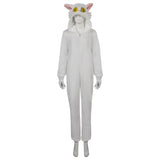 Suzume Locking Daijin Sadaijin Pyjama Blanc Cosplay Costume