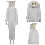 Suzume Locking Daijin Sadaijin Pyjama Blanc Cosplay Costume