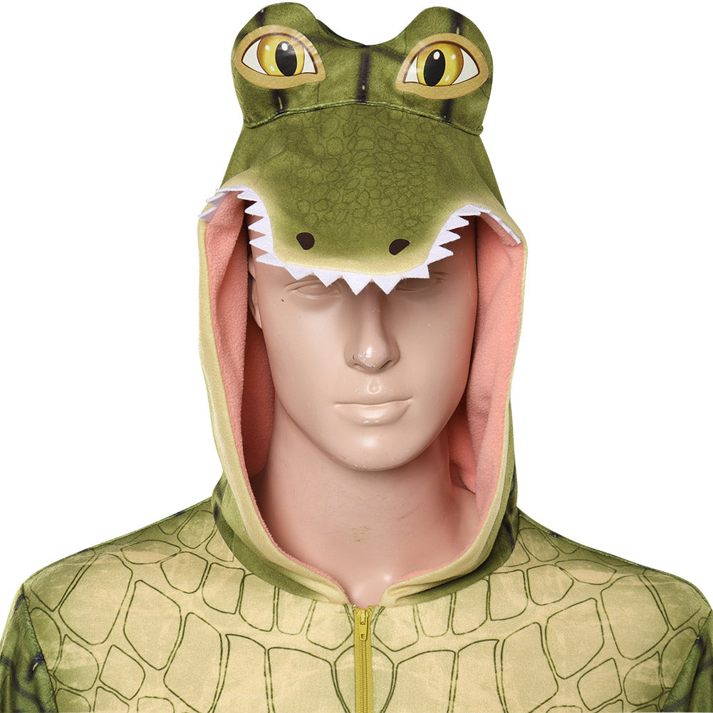 Lyle Crocodile Adult & Adulte Combinaison Pyjama Design Original Cosplay Costume  Halloween Carnival