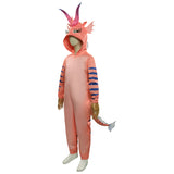 Luck The Dragon Cosplay Costume Jumpsuit Pajamas Sleepwear Outfits Halloween Carnival Suit