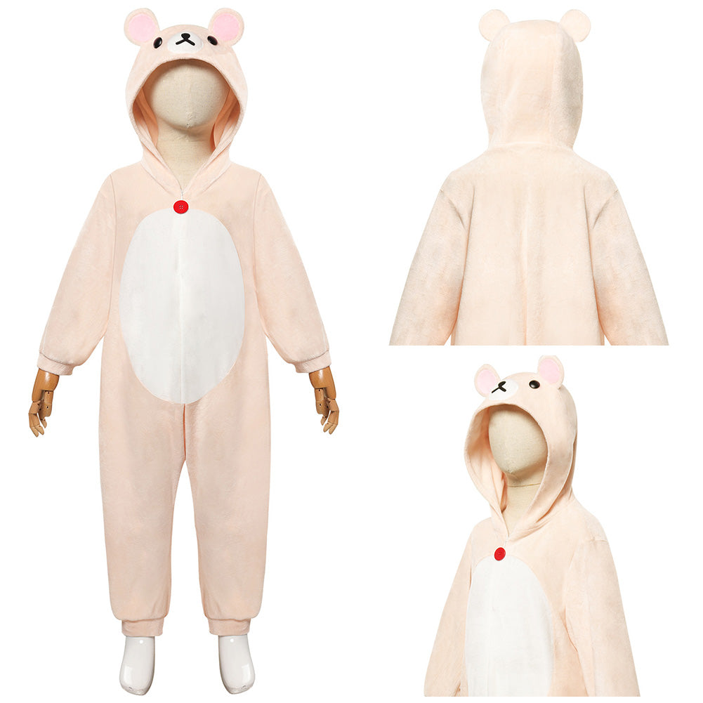 Enfant Rilakkuma‘s Theme Park Adventure Rilakkuma Pyjama Cosplay Costume Halloween Carnival