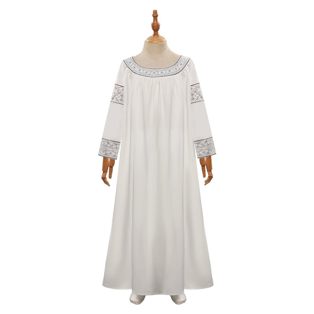 Enfant The Lord of the Rings Galadriel Robe Cosplay Costume Carnaval