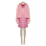 Wednesday Addams Enid Sinclair Robe Rose Cosplay Costume Carnaval