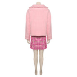 Wednesday Addams Enid Sinclair Robe Rose Cosplay Costume Carnaval