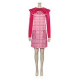 Wednesday Addams Enid Sinclair Robe Rose Cosplay Costume Carnaval