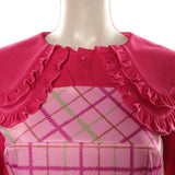 Wednesday Addams Enid Sinclair Robe Rose Cosplay Costume Carnaval