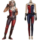Mortal Kombat Harleen Onesies Rouge Combinaison Cosplay Costume