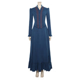 TV Walker: Independenc Abby Walker Robe Bleu Cosplay Costume