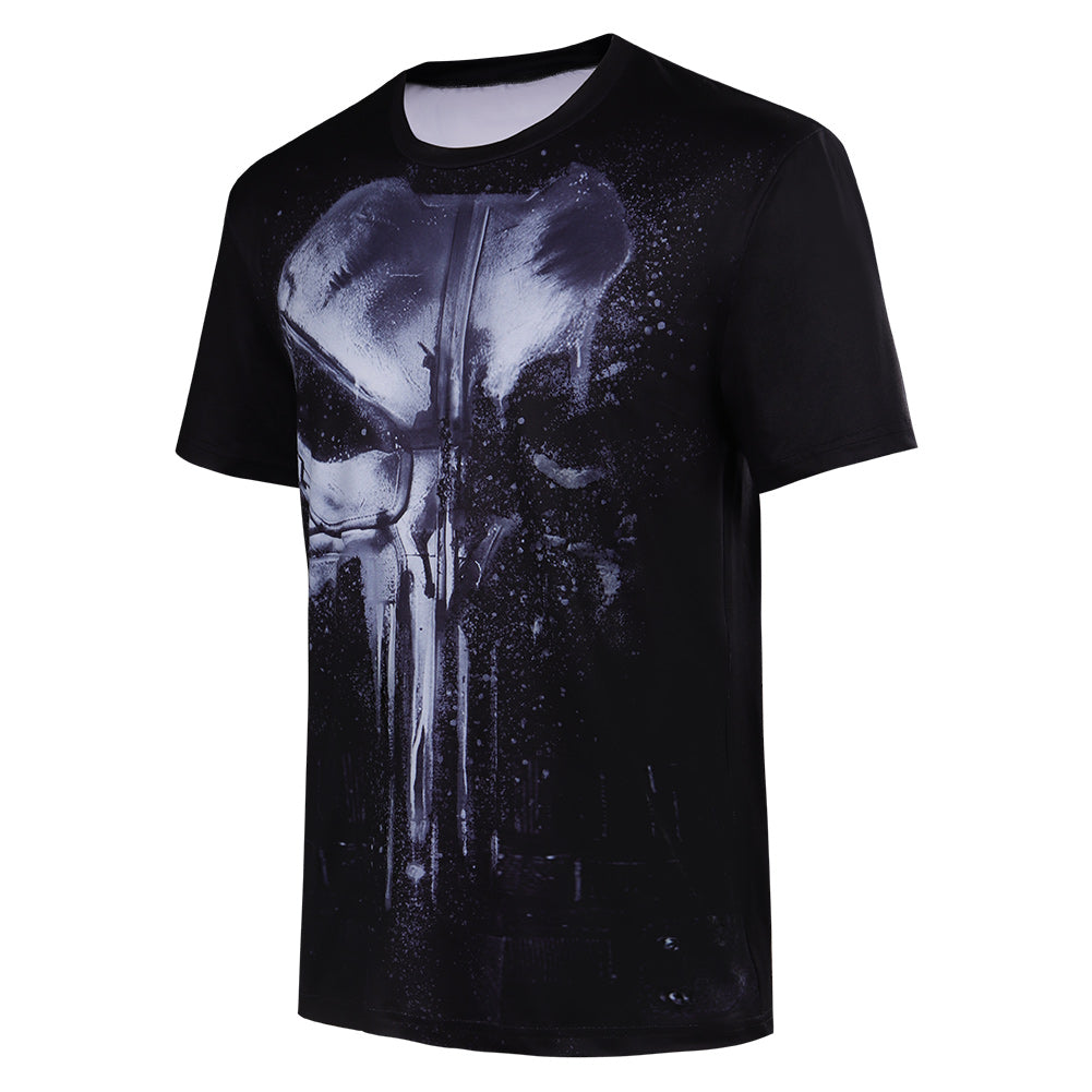Daredevil Punisher Tee-shirt Cosplay Costume