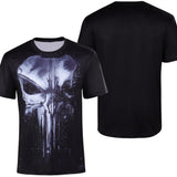 Daredevil Punisher Tee-shirt Cosplay Costume