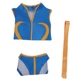 Street Fighter Chun-Li Maillot De Bain Cosplay Costume Carnaval