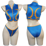 Street Fighter Chun-Li Maillot De Bain Cosplay Costume Carnaval