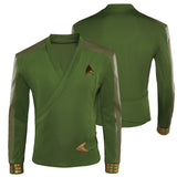 Star Trek:Strange New Worlds Christopher Pikel Vert Cosplay Costume Carnaval