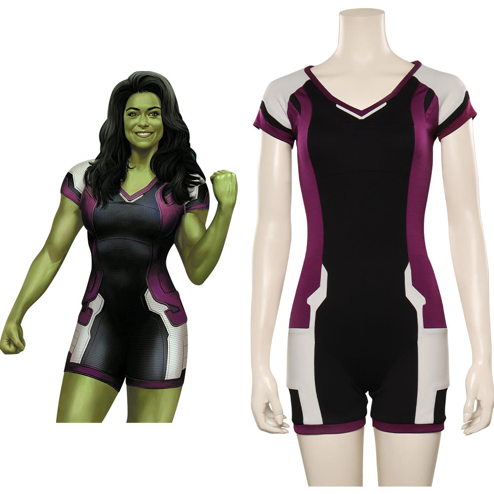 She-Hulk : Avocate Jennifer Walters Cosplay Costume Carnival Halloween