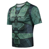 Halo Master Chief John Jeu T-shirt Cosplay Costume Design Original