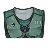 Halo Master Chief John Jeu T-shirt Cosplay Costume Design Original
