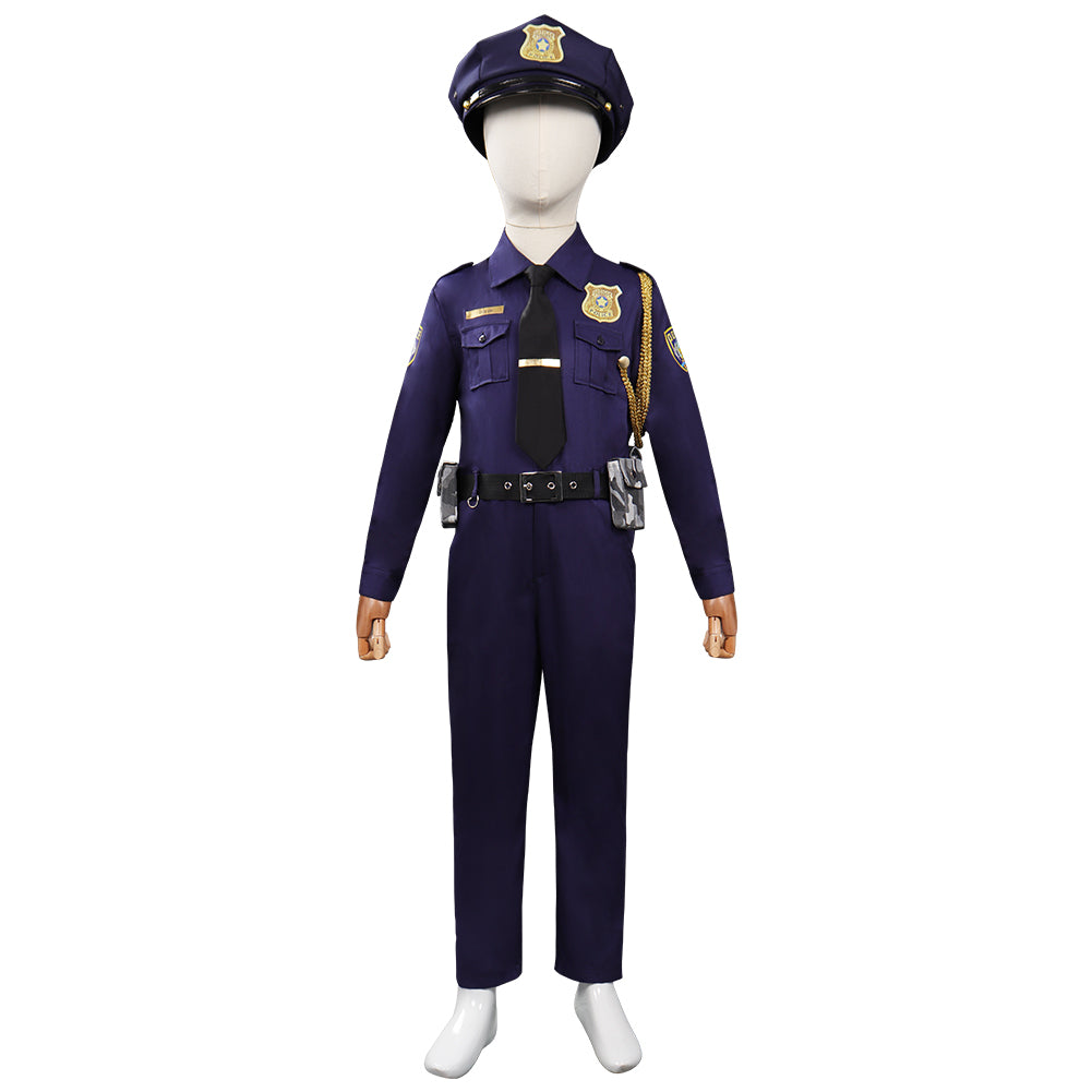 Enfant 2022 Film Zootopia 2 Nick Uniforme De Police Cosplay Costume Halloween Carnival