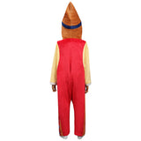 Enfant Pinocchio Combinaison Pyjamas Cosplay Costume Halloween Carnival