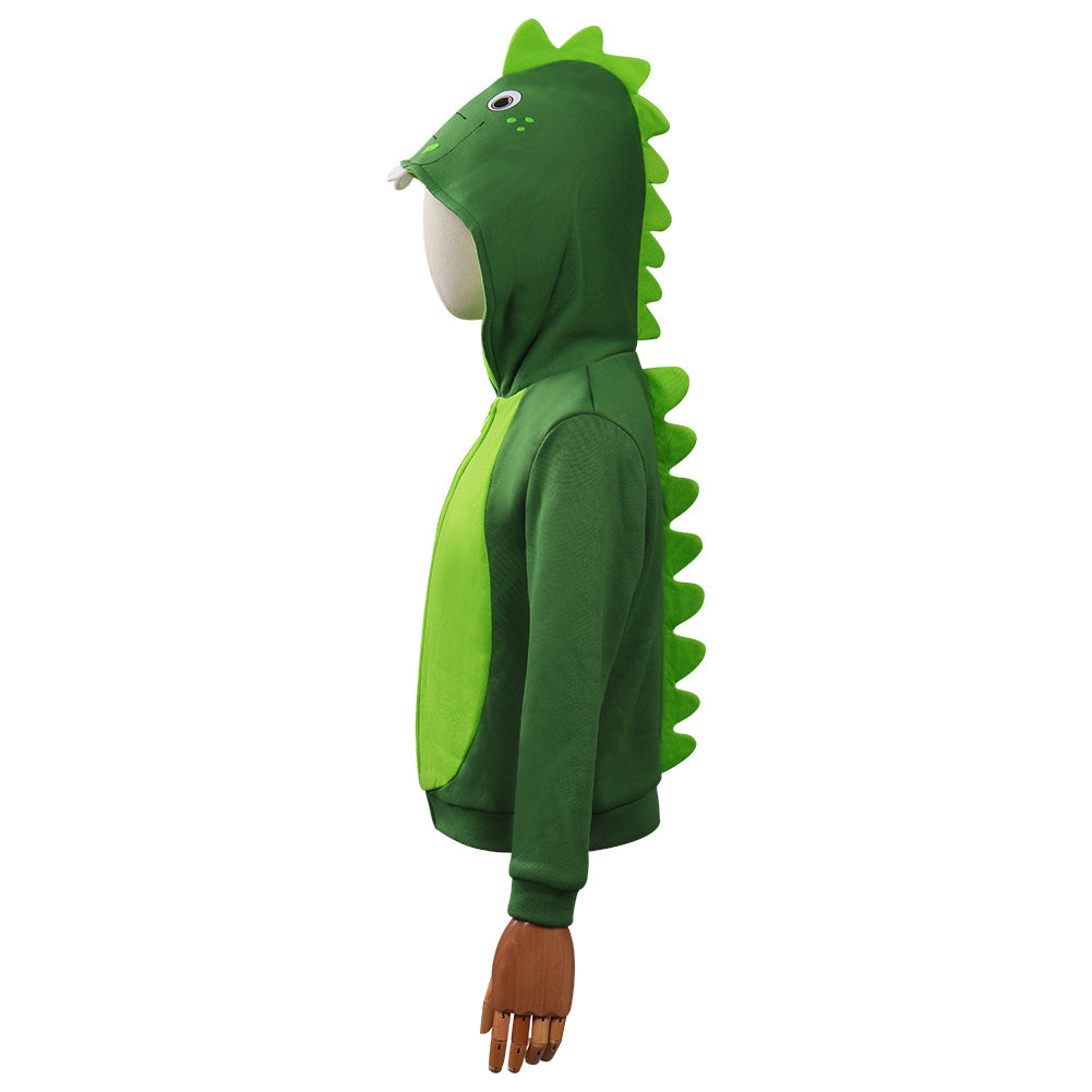 Enfant Petit Dinosaure Sweatshirt à Capuche Cosplay Costume Carnival Halloween