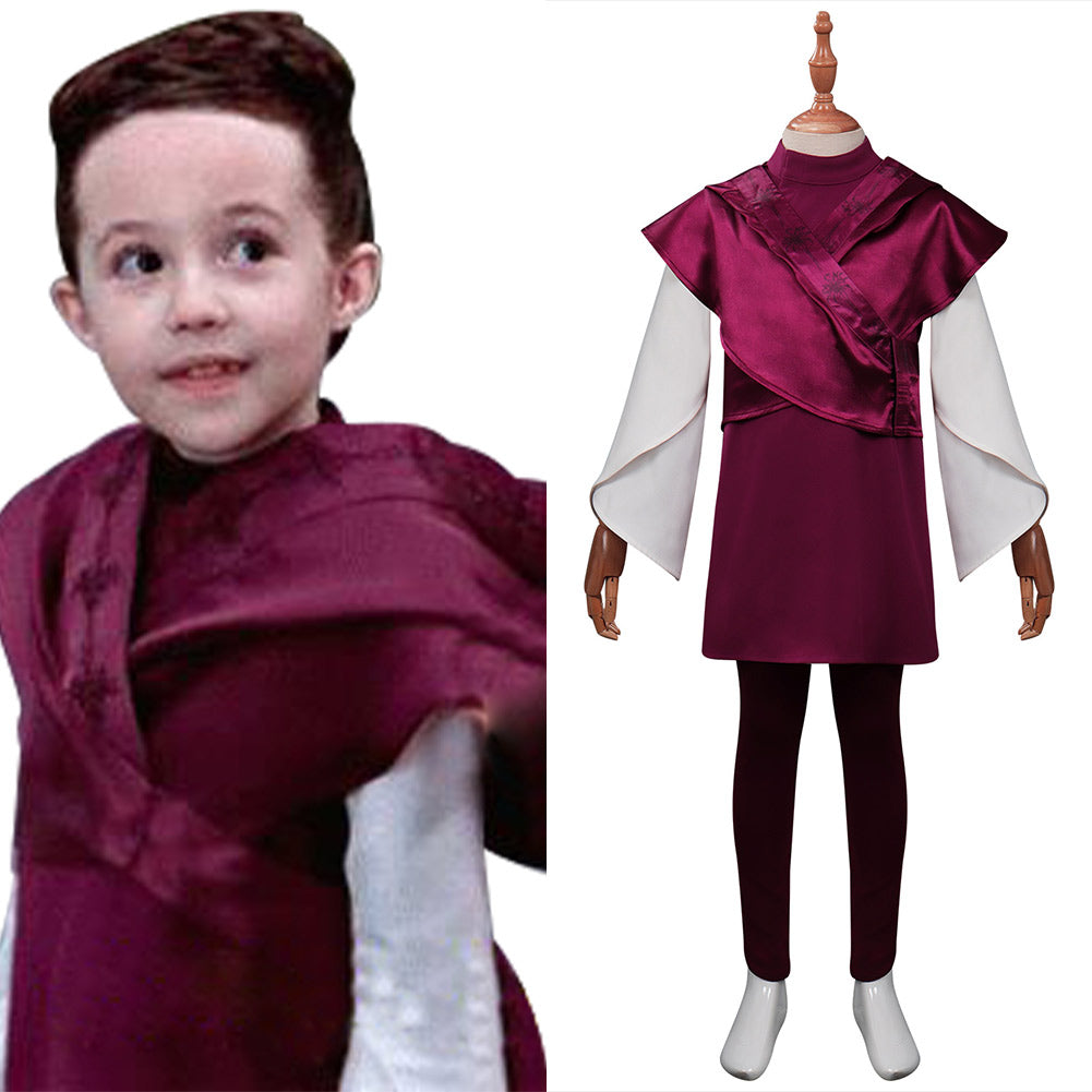 Enfant Obi-Wan Kenobi Leia Uniform Cosplay Costume Carnaval