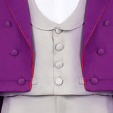 Film The Grand Budapest Hotel M. Gustave Business Violet Uniform Cosplay Costume Carnaval