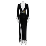 Film Elvira: Maîtresse Des Ténèbres Elvira Robe Noir Cosplay Costume Carnaval