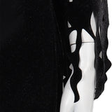 Film Elvira: Maîtresse Des Ténèbres Elvira Robe Noir Cosplay Costume Carnaval