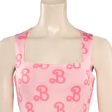 Film Barbie Barbie Yoga Robe Poches Latérales Cosplay Costume Halloween Carnaval