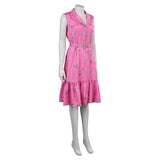 Adulte Film Barbie Rose Robe Sans Manche Cosplay Costume