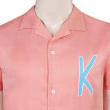 Film Barbie Ken Top & Pant Rose Ensemble Cosplay Costume