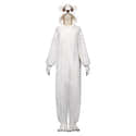 Combinaison Pyjama Yoda Adulte - Polaire 100% Polyester - Capuche Avec Oreilles - Pour Halloween, Cosplay, Soirée Pyjama - 4
