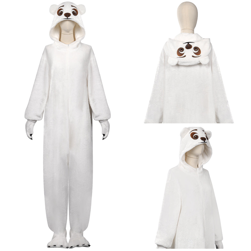 Zootopia Ours Polaire Combinaison Pyjamas Cosplay Costume Carnaval