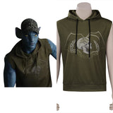 Avatar: The Way of Water Jake Sully Cosplay Costume Sleeveless Hoodie Outfits Halloween Carnival Party Suit