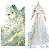 Genshin Impact The Greater Lord Rukkhadevata  Dress Cosplay Costume Halloween Carnival Party Suit