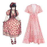 SPY×FAMILY Yor Forger Robe en Fraise Cosplay Costume