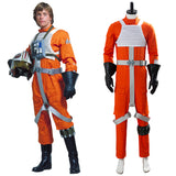 X-Wing Rebel Pilote Uniform Orange Cosplay Costume