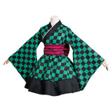 Kimetsu no Yaiba Kamado Tanjirou Lolita Robe Cosplay Costume