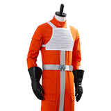 X-Wing Rebel Pilote Uniform Orange Cosplay Costume
