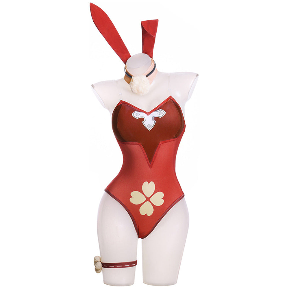 Genshin Impact Klee Bunny Girls Cosplay Costume