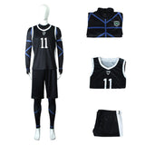Anime Adulte Blue Lock Seishiro Nagi Noir N°11 Cosplay Costume