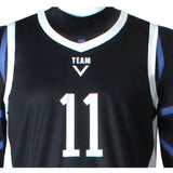 Anime Adulte Blue Lock Seishiro Nagi Noir N°11 Cosplay Costume