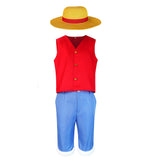Anime One Piece Luffy Cosplay Costume