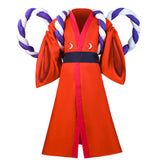 One Piece Kozuki Oden Orange Cosplay Costume Carnaval