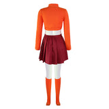 Scooby-Doo Velma Dinkley Uniform Cosplay Costume