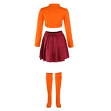 Scooby-Doo Velma Dinkley Uniform Cosplay Costume
