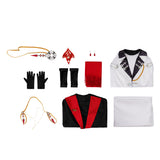 Genshin Impact Tartaglia Jeu Uniform Cosplay Costume Halloween Carnival